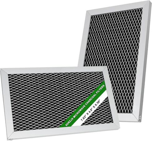 2 قطعة فلتر فحم الميكروويف متوافق مع GE JVM6175EK5ES JVM6175SK5SS JVM6175YK5FS JVM6172SK5SS in Kuwait