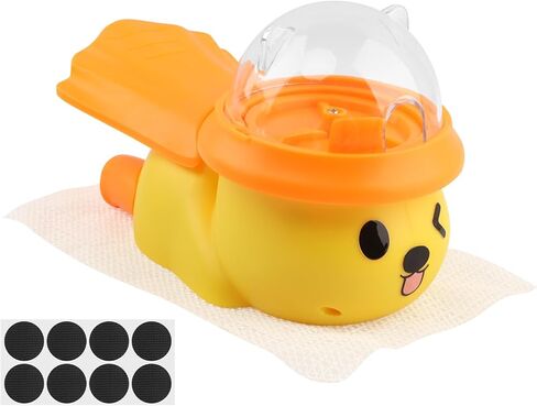 Dog Interactive Treat Dispenser Toy, Interactive Dog Toys Food Puzzle Do g Treat Dispenser Slow Feeder for Small Medium Dogs Cats IQ Training Reduces Bloating for Healthy Eating (Yellow) in Kuwait