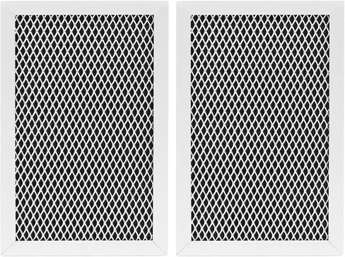 2-Pack Microwave Charcoal Filter Compatible with GE QVM7167RN8SS JVM6175EK6ES JVM6175SK6SS JVM6175YK6FS and More. in Kuwait