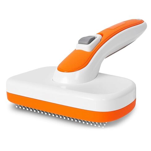 Outtag Self Cleaning Shedding Brush for Dogs, Cats, and Puppies, Deshedding and Hair Removal, Skin Friendly Grooming Tool for Long and Short Haired Pets in Kuwait