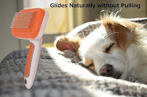 Outtag Self Cleaning Shedding Brush for Dogs, Cats, and Puppies, Deshedding and Hair Removal, Skin Friendly Grooming Tool for Long and Short Haired Pets in Kuwait