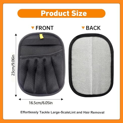 Pet Hair Removal Glove, Pet Hair Remover Gloves for Cats & Dogs Hair Remover, Magic Brush Pet Hair Removal Tool for Furniture, Couch, Car Seats, Clothing(2Pcs) in Saudi Arabia