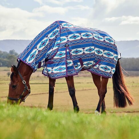 WeatherBeeta ComFiTec Essential Fly Sheet Combo, Purple Navajo Print, 81" in Kuwait