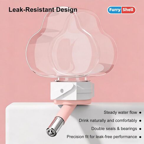 Hamster Water Bottle with Leak-Resistant Design, Unique Cloud Shapes Small Pet Water Bottle for Hamster, Guinea Pig, Rabbit, Chinchilla, Gerbil (2.7 oz) in Kuwait