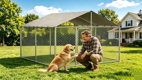 Heavy Duty Dog Enclosure 10'x10' in Kuwait