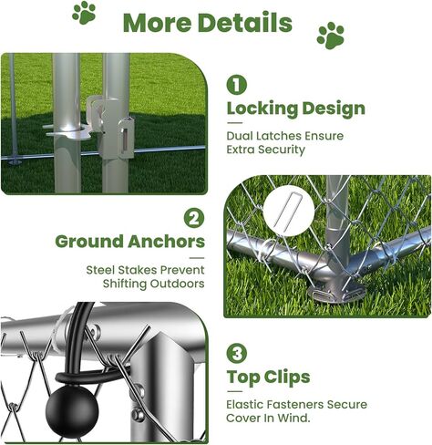Heavy Duty Dog Enclosure 10'x10' in Kuwait