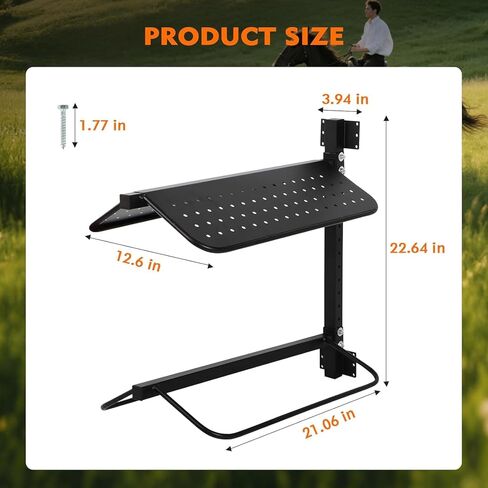 FAHKNS 2 Pc Saddle Rack Wall Mount, Heavy Duty Wall Mounted Saddle Stand Saddle Pad Rack for English Western Saddle, 4 Tier Flexible Saddle Stand for Tackroom, Stables, Storehouse etc. in Kuwait