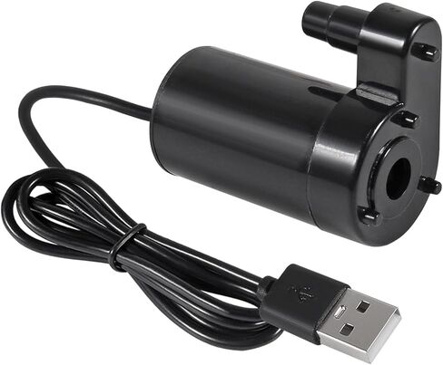 5 قطع مضخة مياه USB، تيار مستمر 3-5 فولت USB مايكرو غاطسة صغيرة منخفضة الضوضاء مضخة مياه بدون فرش لأحواض السمك وخزان الأسماك ونافورة الحديقة المائية in Kuwait