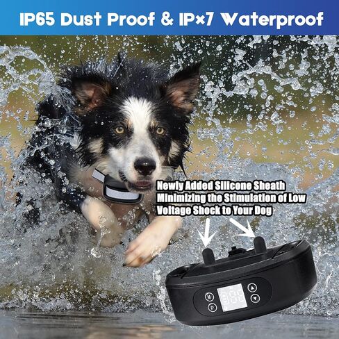 WIEZ GPS Wireless Dog Fence, Electric Dog Fence for Outdoor,Adjustable Warning Strength（98-3280ft）,Pet Containment System Suitable for Mos of Dogs(2 Collars) in Kuwait