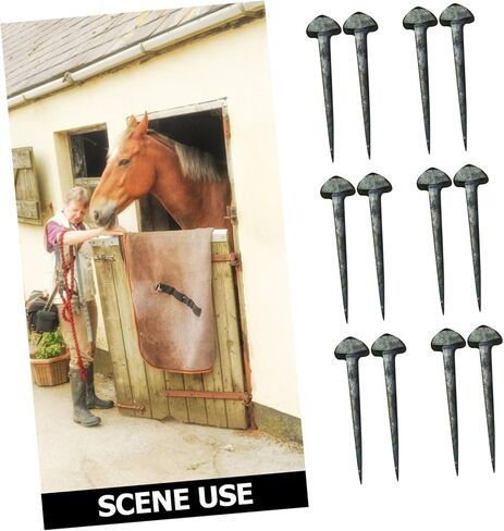 SUPVOX 50pcs Small Iron Horseshoe Nails Compact Hoof Nails Professional Horseshoe Tool for Horse Farrier Supplies and Equestrian Use in Kuwait