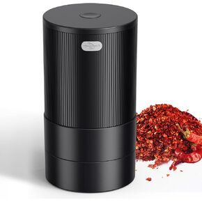 KINGTOP Electric Grinder, Automatic Zinc Alloy Spice Mill for Soft Spice Only, One-Handed Operation, Dual Grind Modes: Flip for Fine or Upright for Coarse in Saudi Arabia