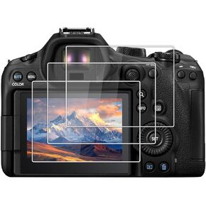 واقي شاشة kinokoo متوافق مع كاميرا Canon EOS R8/EOS R50/ الرقمية - 0.25 مم 9H صلابة EOS R8/EOS R50 طبقة من الزجاج المقوى - خالية من الفقاعات/مضادة للخدش (عبوتان) in Kuwait