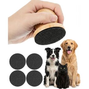 Dog Nail File, Grinder Board Scratch Pad with 4-Pack Replaceable Sandpaper Discs, Gentle Pet Nail Care Tool for Dogs and Cats in Saudi Arabia