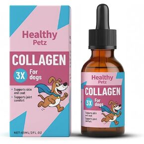 Healthy Petz Premium Liquid Collagen Drops for Dogs, Gut Health & Vitality Supplement, Advanced Joint Support 2 Fl OZ in Kuwait