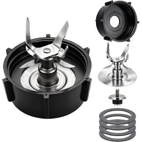 Replacement Parts Kit for Oster Blender – 6-Blade Ice Crusher Blade with Jar Base Cap, Coupling Stud Slinger Pin & 4 Rubber O-Ring Sealing Gaskets, Does NOT fit Pro, Master, or Versa series in Saudi Arabia