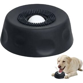 Slow Feeder Dog Bowls for Liquid Food Bone Broth Yogurt Anti-Slip Dogs Silicone Rolling Lick Ball Bowls for Large Medium Small Breeds 1cup 8.5 oz Grey in Kuwait