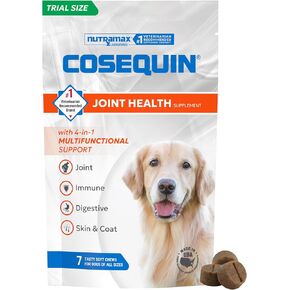 Nutramax Cosequin Joint Health Supplement with Multifunctional Support for Dogs, Soft Chews with Glucosamine, Chondroitin, Omega-3s, and Postbiotics, 90 Count in Kuwait