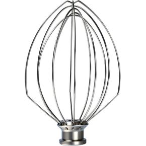 K5AWW Stainless Steel Whisk | for KitchenAid 5 Qt Bowl-Lift Stand Mixer, 6 Wire Whip Compatible with K4/5 K5SS KSM5 KG25 KF26 KP50 KSM6573 KSM6521 Heavy Duty, 18/8 Stainless Steel, Dishwasher Safe in Saudi Arabia