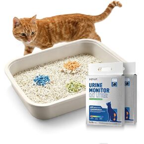 PETKIT Tofu Cat Litter, Superior Clumping Flushable, 100% Natural Ingredients Plant Cat Litter, Urine pH Detection Tofu Litter, Dust-Free,Low Tracking and Odor Control in Saudi Arabia