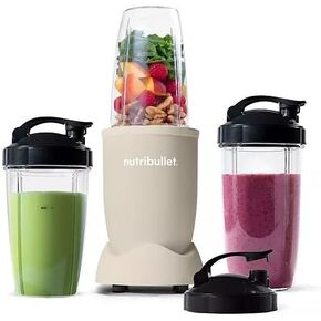 NutriBullet Pro 900W Single-Serve Blender Exclusive Bundle – Multi-Speed, Easy Clean, Ideal for Smoothies & Shakes, Durable Stainless Steel Blades, Includes 1x32oz Blender Cup & 2x24oz - Matte Sand in Saudi Arabia