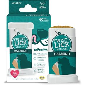 Twist and Lick Vetality Well Gels Calming Supplement for Dogs, 60 Day Supply in Saudi Arabia