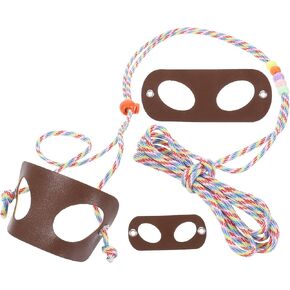 DOITOOL Adjustable Brown Bearded Dragon Leash Harness for Small Reptiles, Wear-Resistant Outdoor Gecko Walking Rope, Small Pet Traction Harness for Lizards and Reptiles in Kuwait