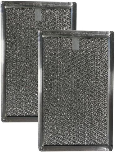 Compatible with GE WB06X10802 Dacor 66225 Microwave Oven Grease Filters (2-Pack) in Kuwait
