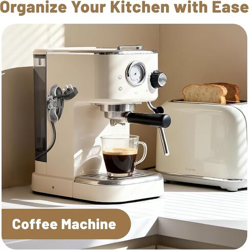 Cord Organizer for Appliances-8 Pack Upgraded Kitchen Appliance Cord Organizer Stick On Appliance Wire Organizer Wire Wrapper for Kitchen Appliances Mixers, Coffee Maker, Pressure Cooker in Kuwait