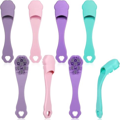 8 Pack Silicone Dog & Cat Finger Toothbrush Kit, Food Grade Toothbrush for Dog, Safe, Non-Toxic, Easy Teeth Cleaning, Prevents Bad Breath & Oral Inflammation in Kuwait