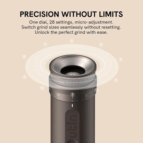 OutIn Mino with Fino, Portable Electric Espresso Machine with Portable Electric Coffee Grinder (Brown & White) in Kuwait