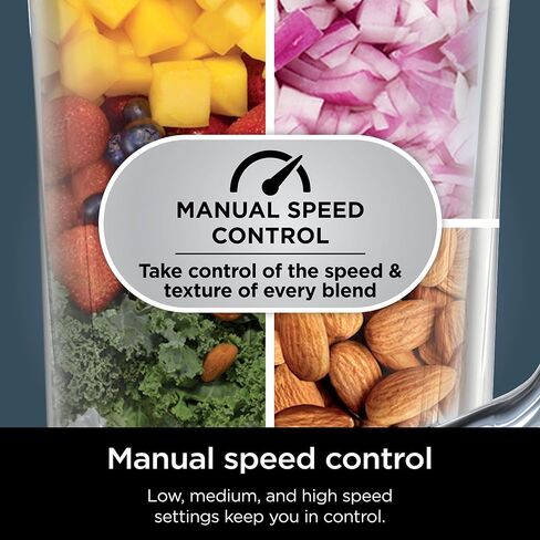 Ninja TB300 Detect Duo Power Blender with Single Serve with Blend Sense Technology, 72 oz Pitcher with Lid and 24 oz Single Serve Cup with Lid, Platinum Silver (Renewed) in Kuwait