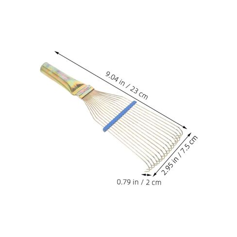 DECHOUS 2pcs Steel Livestock Shedding Comb for Sheep and Cattle Grooming, 23cm Heavy-duty Wool Cleaning Tool with Metal Teeth for Thick Coat Dematting and Itch Relief in Kuwait