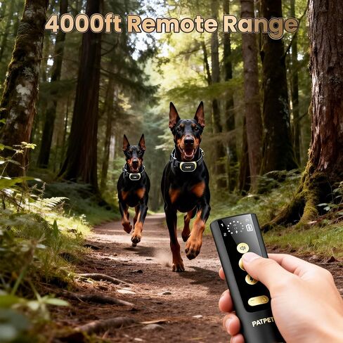 Dog Training Collar with Clicker - 4200Ft E Collar for Dogs Training IPX7 Waterproof with 3 Training Modes, Dog Training Collar for Dogs(15-140 lbs) in Saudi Arabia