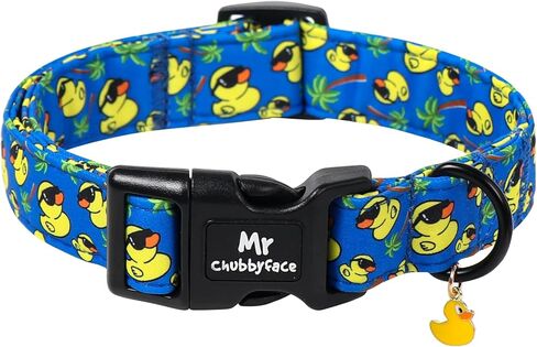 ·MR.CHUBBYFACE · طوق كلب وردي لربيع وصيف، طوق جرو بنمط زهور وردي لطيف، طوق للحيوانات الأليفة من القماش الناعم المتين هدية للكلاب الصغيرة والمتوسطة والكبيرة in Kuwait