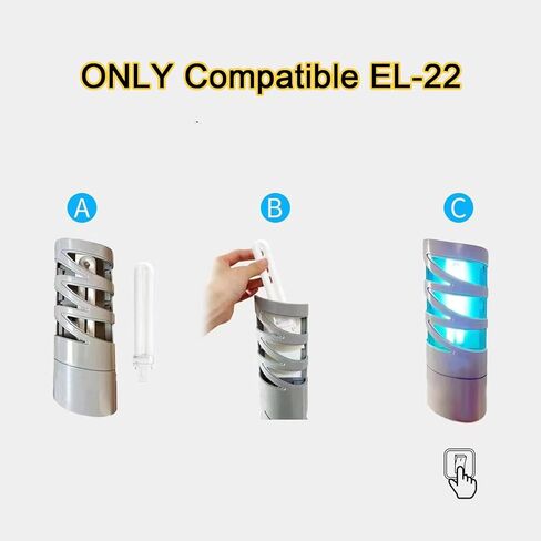 amgolibi 9 Watts Replacement Fluorescent Bulb Compatible with FlyWeb Classic Fly Light EL 22 in Kuwait