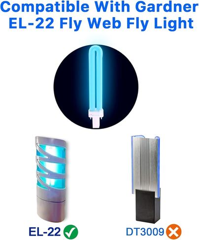 amgolibi 9 Watts Replacement Fluorescent Bulb Compatible with FlyWeb Classic Fly Light EL 22 in Kuwait