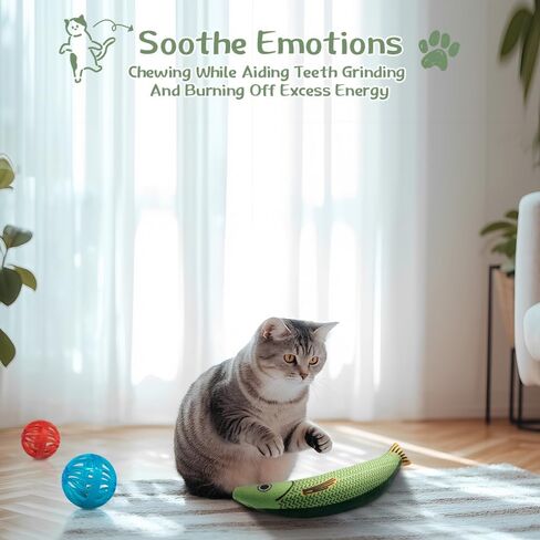 Cat Toys 33 Pack - Delightful Interactive Variety Set for Cats & Kittens with Catnip Toy, Crinkle Balls, Cat Ball Toys, Springs to Reduce Anxiety & Destructive Behaviour in Kuwait