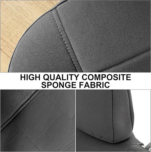 Front Seat Covers Replace for 1999-2006 Chevy Silverado 1500 and GMC Sierra 1500, Knitted Fabric Composite Soft Foam Lining Airmesh Breathable Seat Cover in Saudi Arabia