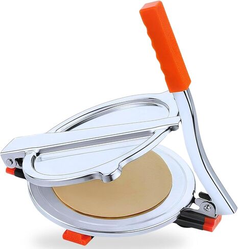 Export Store1 Stainless Steel Puri Press Machine – Manual Dough Press for Puri, Poori, Papad, Khakhra & Tortillas – Heavy-Duty Easy-to-Use Roti Maker for Home Kitchen (Pack of 1) in Kuwait