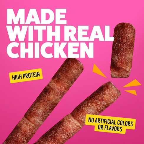 Bonkers Nibble Sticks Soft & Meaty Tender Chicken Flavor Cat Treats, 5 Sticks (Pack of 20) in Kuwait