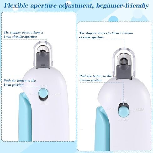 Tucnoeu Cat Nail Clipper، أداة تشذيب أظافر القطط مع فتحة تشذيب قابلة للتعديل بـ 3 أحجام لتخزين حطام القطع SND، مبرد أظافر مخفي، شفرة دائرية لقص أظافر الحيوانات الأليفة لأداة تهذيب خالية من الإصابات in Kuwait
