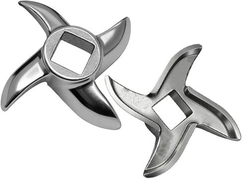#12 Meat Grinder Blade Stainless Steel Knife Cutter Replacement Parts 2 Pack Fits Please check the size and shape in Kuwait