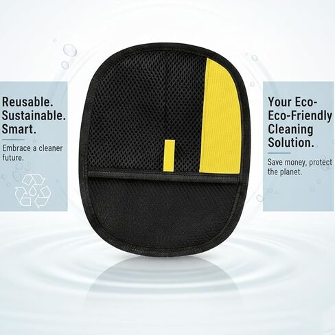 Remover Glove for Laundry & Furniture - Upgraded Reusable Electrostatic Magic Pet Hair Removal Glove, Cat & Dog Hair Remover Tool for Clothing, Couch, Carpet, Car Seat in Kuwait
