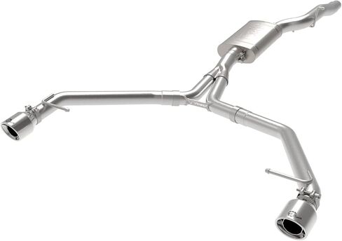 aFe Power 49-36437-P MACH Force-Xp 3 IN to 2-1/2 IN Stainless Steel Axle-Back Exhaust w/Polished Tip, fits Audi Allroad 13-16 L4-2.0L (t) in Saudi Arabia