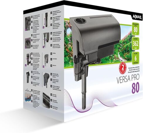 Aquael Versa Pro 80 Power Filter - Hang On Back Filter for Aquariums in Kuwait