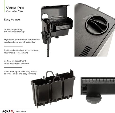 Aquael Versa Pro 80 Power Filter - Hang On Back Filter for Aquariums in Kuwait