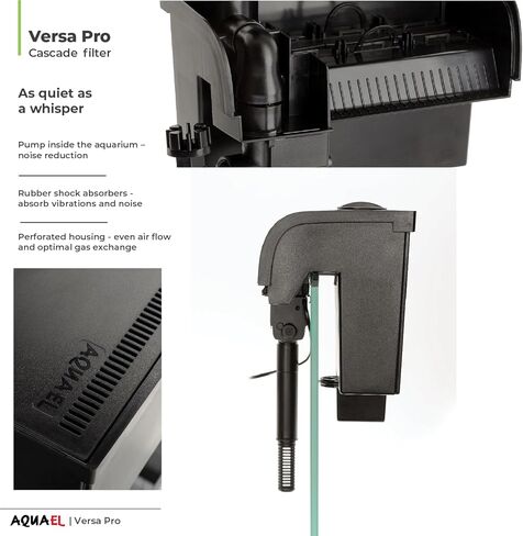 Aquael Versa Pro 80 Power Filter - Hang On Back Filter for Aquariums in Kuwait