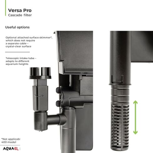 Aquael Versa Pro 80 Power Filter - Hang On Back Filter for Aquariums in Kuwait