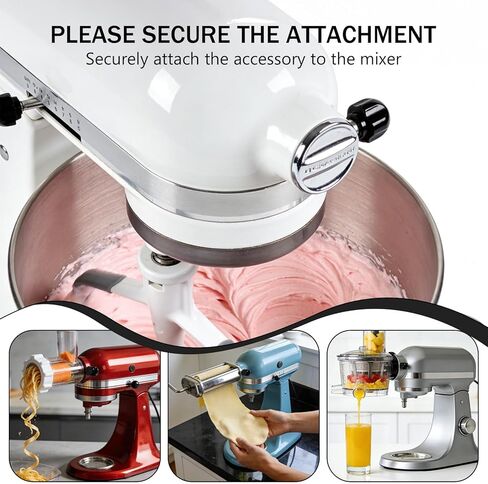 برغي إبهام بمقبض مرفق لخلاطات KitchenAid، قطعة بديلة من الألومنيوم 6061 مطورة مع رأس لولبي أطول، يناسب السلسلة الاحترافية والحرفية، يستبدل 9709194، 4162142، 240374 in Kuwait