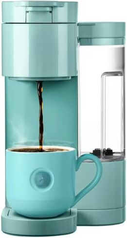 KeurigK K Express Essentials Single Serve K Cup Pod Coffee Maker, 3 cup sizes (6, 8, and 10oz), Fast Fresh Brew, 30oz Removable Water Reservoir (Seafoam Green) in Saudi Arabia